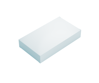 Eczane Ambalajı için 3d Boş Dikdörtgen Kutu Model Gri 3d Görüntü