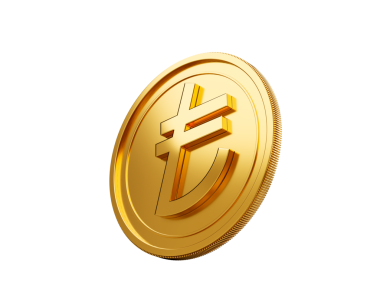 3d Altın Parlak Türk Lirası 3d Görüntü