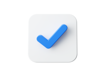 3d Mavi İşaretleme Sembolü Yuvarlak Kare 3d illüstrasyonla