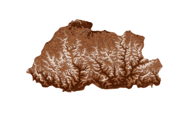 Bhutan Haritası eski tarzda, kahverengi grafikler eski tarz Vintage tarzında. Yüksek detaylı 3d illüstrasyon