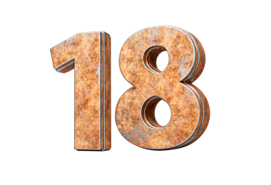 1818 numara Eski Paslı Demir Metal desenli 3d Görüntü