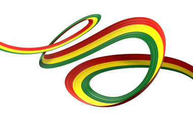 3d Bolivya Bayrağı 3d Parlak Dalgalı Bolivya Bayrağı 3d Görüntü