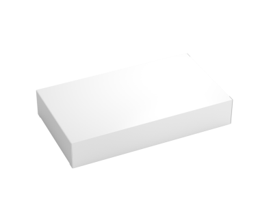 Eczane Ambalajı için 3d Boş Dikdörtgen Kutu Model Gri 3d Görüntü