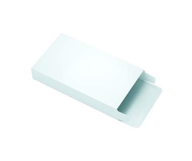 Eczane Paketi Konsepti Üst Görünüm 3d Görünümü için 3d Boş Dikdörtgen Kutu ModeliComment