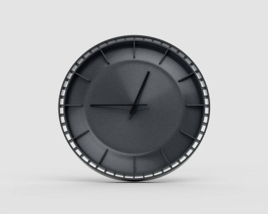 Modern Kömür Duvarı Saat 12: 45 Modern İç Görüntü için 45: 45