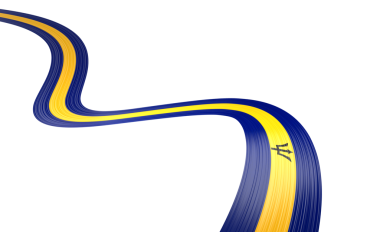 3d Barbados Bayrağı 3d Dalgalı Parlak Barbados Kurdelesi 3d Görüntü