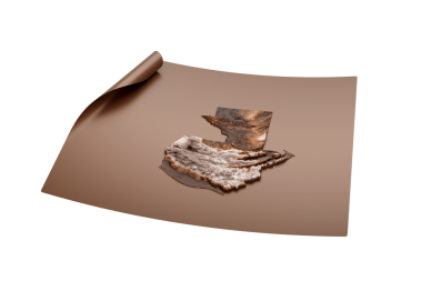 Guatemala 'nın Eski Tarz Kahverengisi Haritası Paketlenmemiş Kağıt Sayfa 3d Görüntü