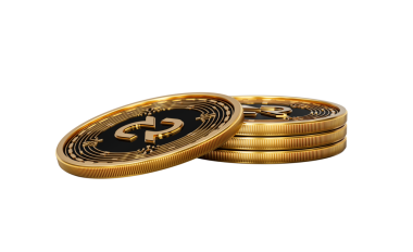 3d Altın Kripto Para Yığını Eksik Yuvarlak Paralar Yığını 3d İllüstrasyon