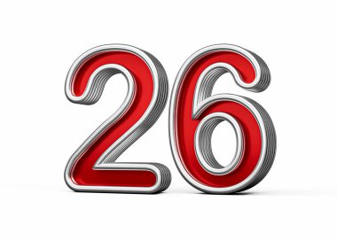 Canlı kırmızı. 26 numara. Metalik Parıltılı ve kıvrımlı kenarlı.