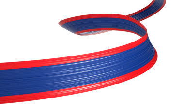 Belize 'nin 3d Bayrağı 3d Dalgalı Parlak Belize Kurdelesi 3d Görüntü