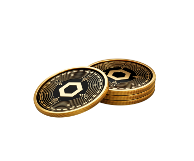 3d Altın Kripto Para Birimi Zinciri Yuvarlak Sikkeler Yığını 3d Görüntü