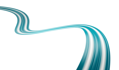 Rahim kanseri farkındalığı ayı. Soyut Teal kurdele sembolü. 3d illüstrasyon