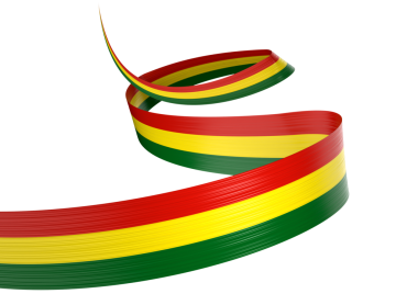 3d Bolivya Bayrağı 3d Parlak Dalgalı Bolivya Bayrağı 3d Görüntü