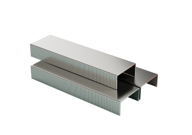 Üç Metalik Zımba İğnesi Parça Mavisi ve Pembe Arkaplan 3 boyutlu Görüntü Üzerine Kalıp Dinleniyor