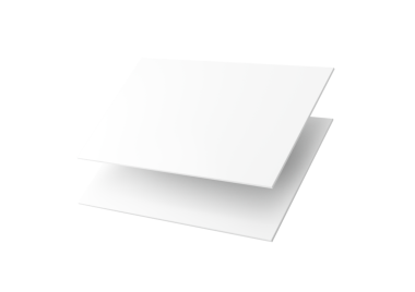 Her biri bir markalaşma kartı şablonu gösteren iki adet temiz iş kartı modeli.