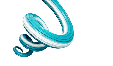 Servikal Kanser Farkındalığı Gerçekçi Kurdele sarmal üç boyutlu illüstrasyon