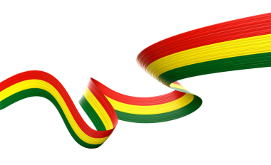 3d Bolivya Bayrağı 3d Parlak Dalgalı Bolivya Bayrağı 3d Görüntü