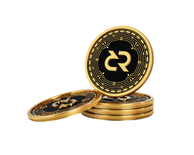 3d Altın Kripto Para Yığını Eksik Yuvarlak Paralar Yığını 3d İllüstrasyon