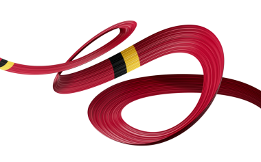 3d Belçika Bayrağı 3d Dalgalanan Kurdele Bayrağı, 3d Görüntü