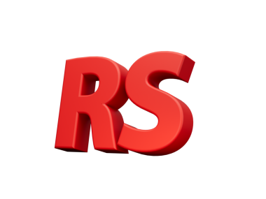 3d Kırmızı Parlak Pakistan Rupisi Sembol R, 3d illüstrasyon