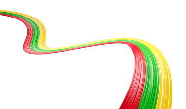 Myanmar Burma illüstrasyondaki bayrakların renkleri