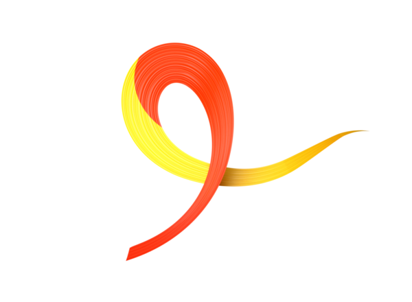 Bhutan 'ın 3D Bayrağı Parlak Dalgalı Farkındalık Kurdelesi Bhutan 3D Görüntü