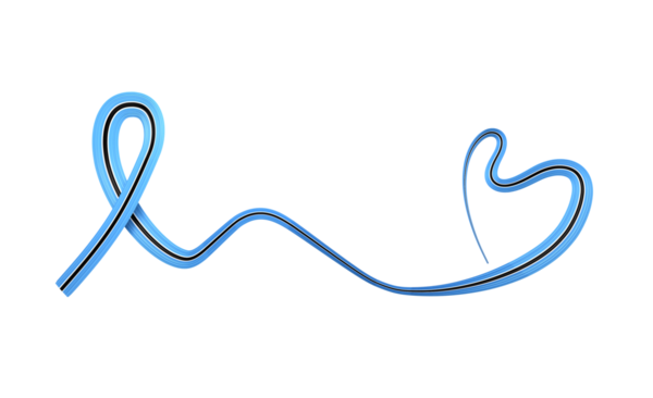 Botswana Kalp Şeklinin 3d Bayrağı Parlak Dalgalı Farkındalık Kurdelesi 3d Görüntü