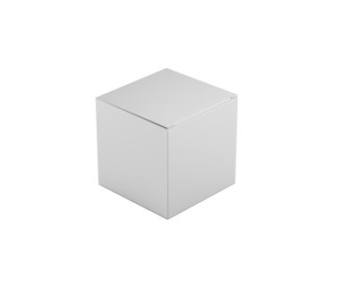 Paketleme, markalaşma ve ürün modelleme için kare bir karton kutu. 3d Görüntü