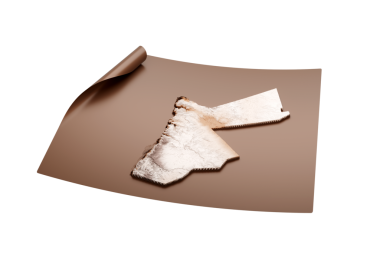 Açılan Harita Kağıt Sayfasında Jordan Eski Tarz Kahverengisinin Haritası 3d İllüstrasyon