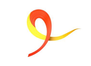 Bhutan 'ın 3D Bayrağı Parlak Dalgalı Farkındalık Kurdelesi Bhutan 3D Görüntü