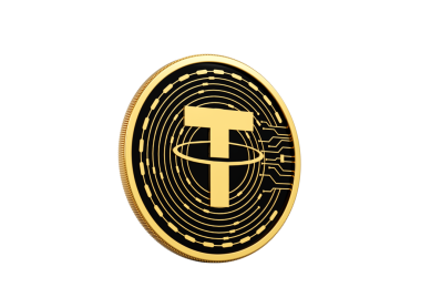 3d Altın ve Siyah Yuvarlak Şifreleme Bağlayıcı USDT Para 3d Görüntü