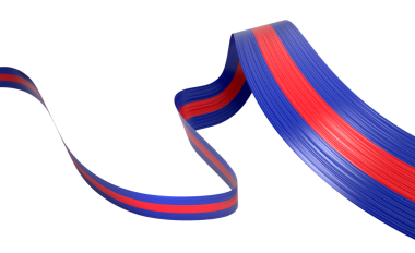 Kamboçya 'nın 3d Bayrağı 3d Parlak Dalgalı Kamboçya Kurdelesi 3d Görüntü