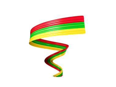 Myanmar Burma illüstrasyondaki bayrakların renkleri