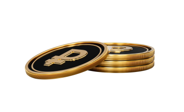 Parlak Altın ve Siyah Rus Rublesi Yuvarlak Bozuk Paralar Yığını 3D Resimler