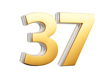 3D Altın Parlak 37 numara. 37 numara. Gümüş Dış görünüşlü 37 numara.