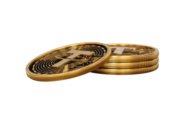 3d Altın Kripto Para Yığını USDT Bozuklukları Yığını 3d İllüstrasyon