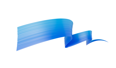 3d Dalgalı Mavi Bayrak 3d Dalgalanan Soyut Kurdele 3d Görüntü