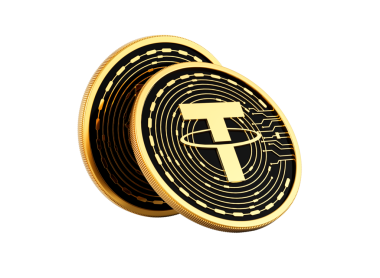 3D İki Altın ve Siyah Yuvarlak Şifreleme Nakit Paralar 3D İllüstrasyon