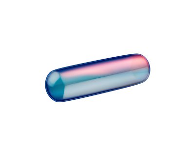 3D parlak mavi eksi sembol şeffaf, fütüristik ve modern tasarımı var. 3d illüstrasyon