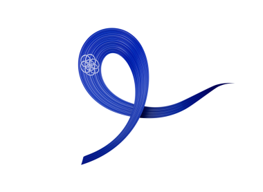 Dünya 'nın 3D Bayrağı Parlak Dalgalı Farkındalık Kurdelesi Dünya' nın 3D Görüntü