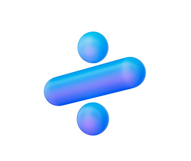 Pürüzsüz, mat mavi kaplama ve yumuşak ışıklandırma ile gösterişli bir bölme sembolü.