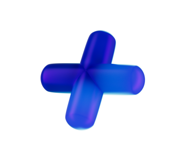 3 boyutlu mavi artı işareti, parlak, eğimli, pürüzsüz kenarlı, yuvarlak kenarlı. 3B Görüntü