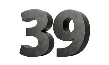 39 Numara Gri Pürüzsüz Yapım Demir 3 boyutlu Görüntü