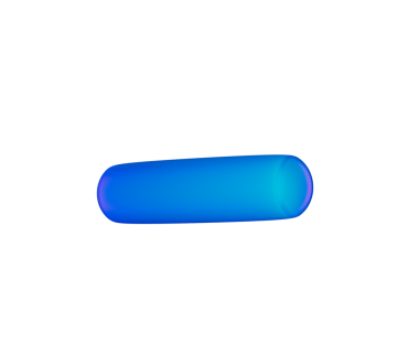 3D Parlak eksi sembol, modern görünümlü, mavi renkli bir gradyan. 3d illüstrasyon