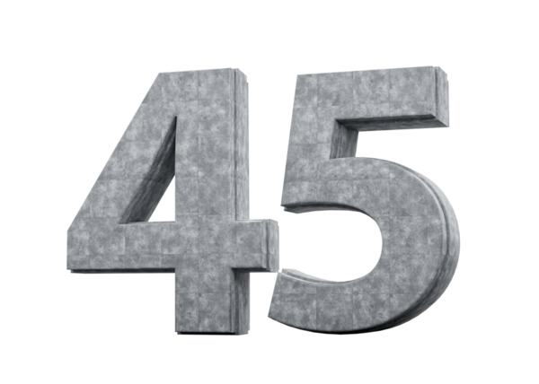 Beton No: 45 45 Gri Beton Taş Yapımı Beyaz Resim