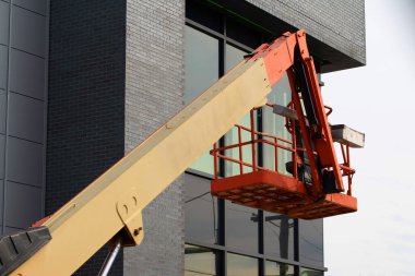telescopic platform hydraulic outdoor service lift crane elevator arm