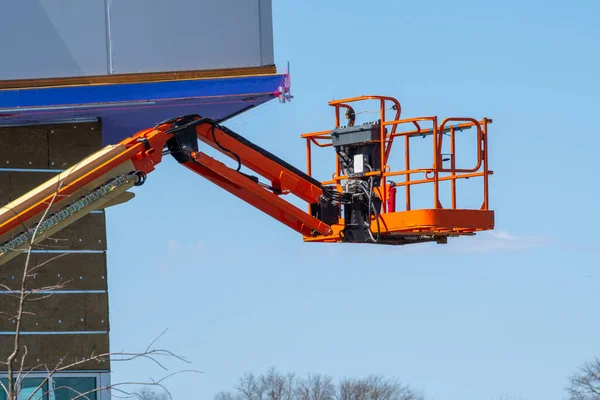 telescopic platform crane machine work lift hydraulic lifter mobile high lifting