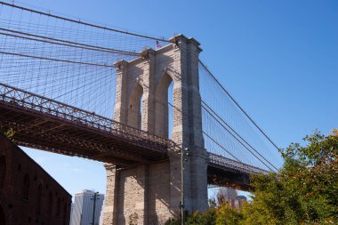 Brooklyn köprüsüne karşı Blue Sky Seyahat situ turizmi