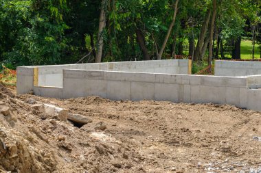 Ev çimentosu için yeni beton temel