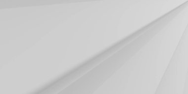 Yüksek çözünürlüklü soyut açık beyaz şekilli arka plan. İş sunumları için minimalist modern tasarım. 3d oluşturma.
